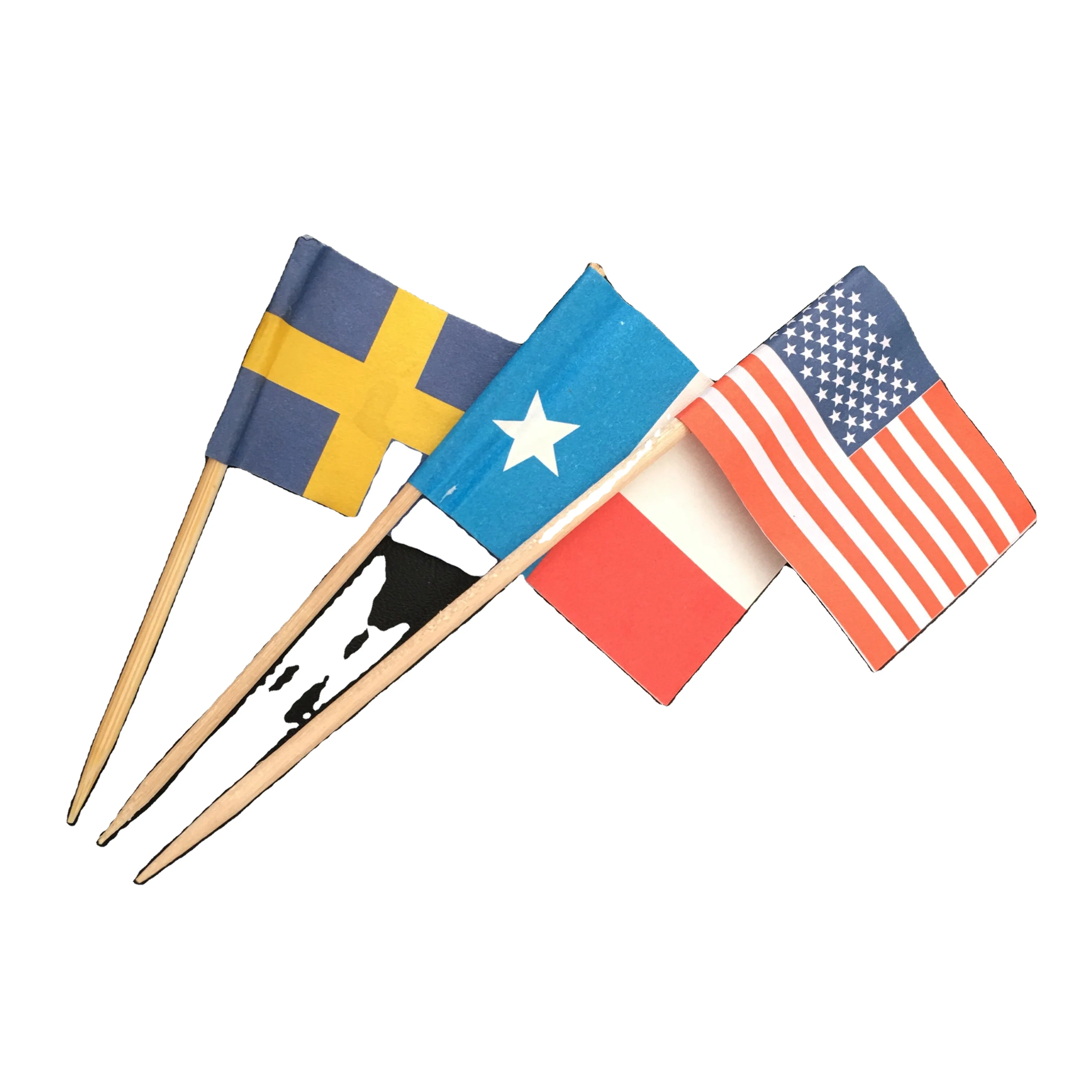 Manufacture price pretty checkered racing flag picks party toppers decorations