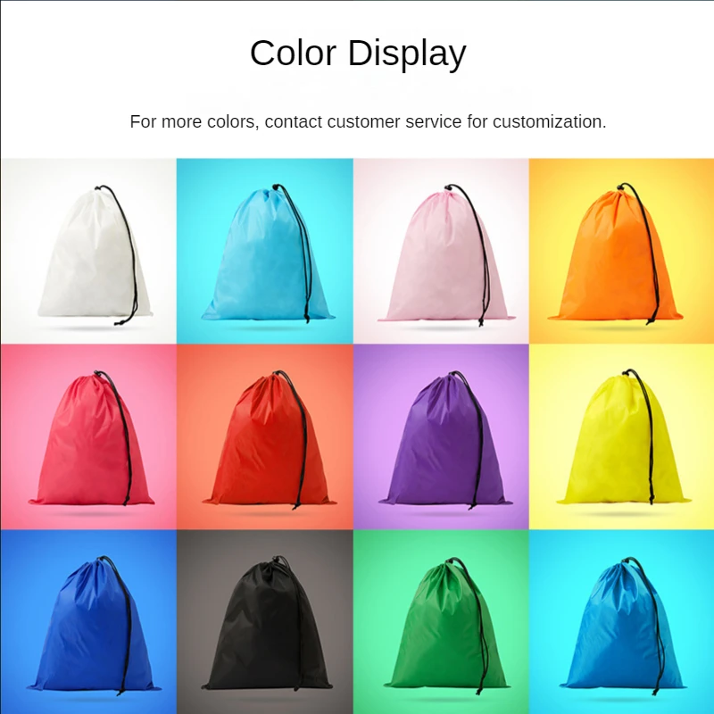 New Desgin Backpacks Bags Waterproof 420d Polyester Sport Drawstring Backpack Bag With