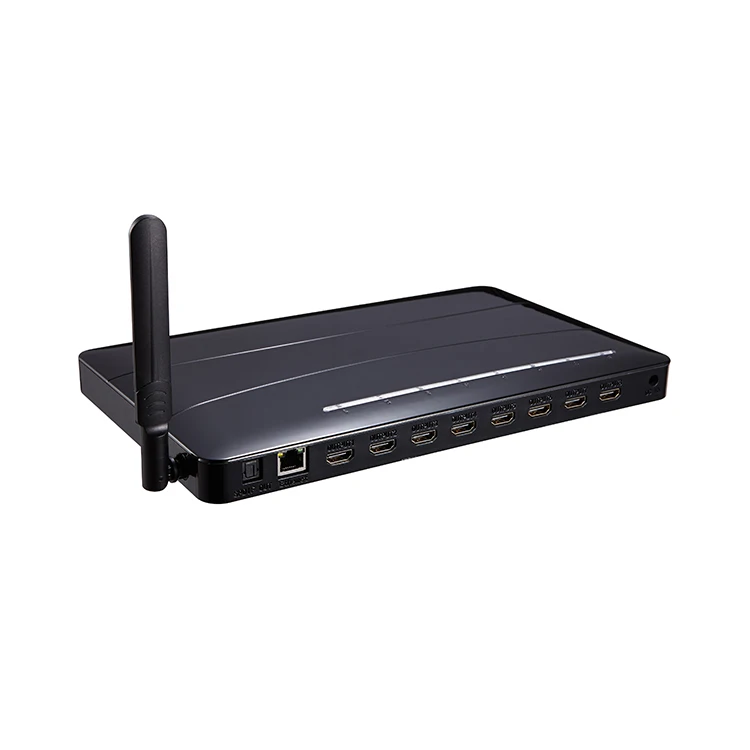 8 Way Streaming Media Player Support Hdmi 2k 4k Uhd Player Android System Streaming Media Player