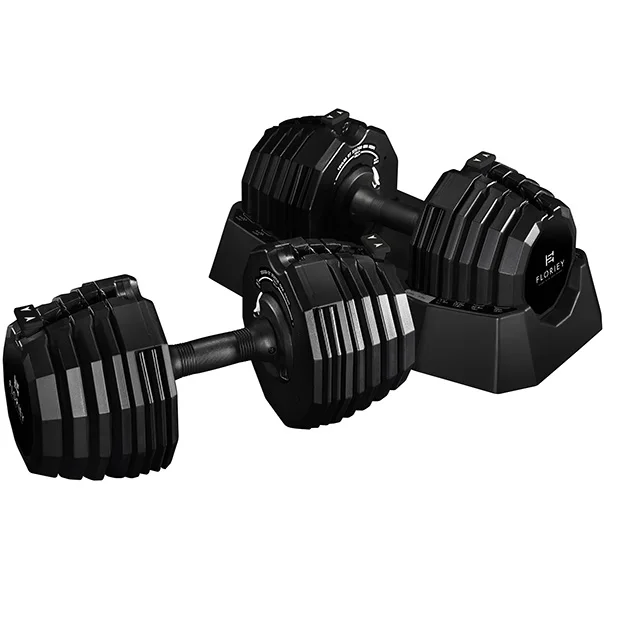 55 фунтов 25 кг с покрытием регулируемые гантели свободные веса