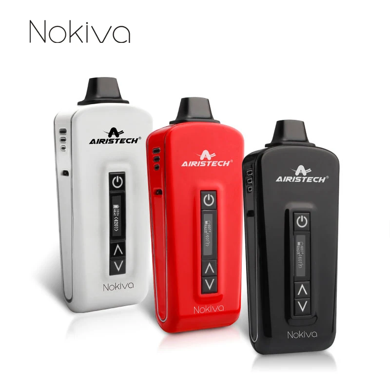 
DHL Shipping Authentic Airis Nokiva Portable Weed Vape Pen 2200mah Vaporizer Dry Herb Vape Mod 