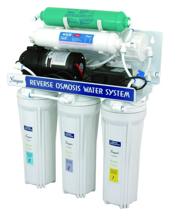 household 6 stage RO system with pump