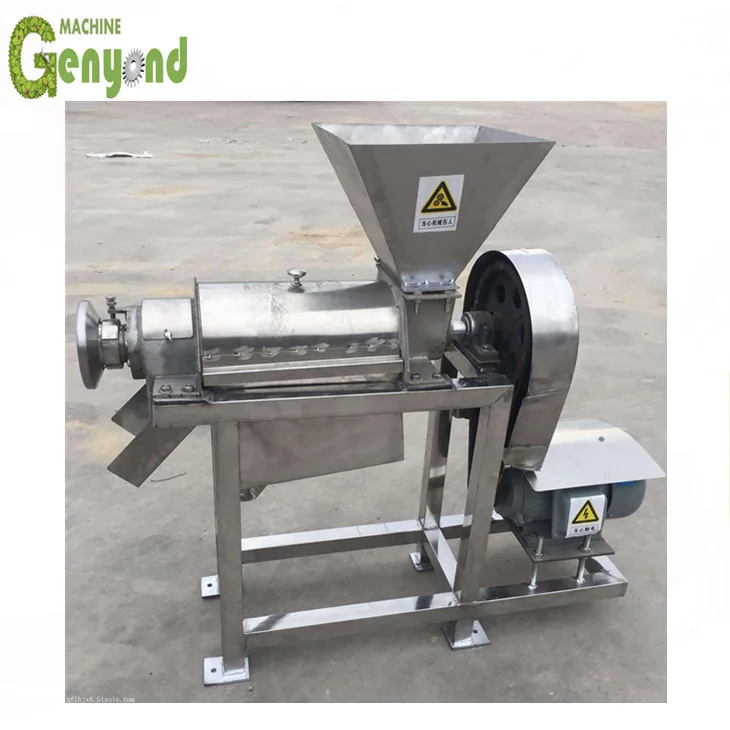 Hight efficient industrial ginger screw press juicer