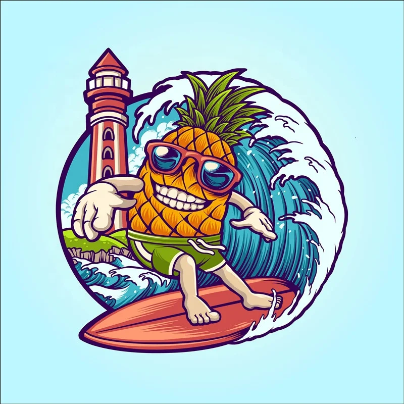 
Funny animal avatar design in stock 