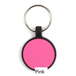 Good Quality Round Shape Silicone Dog ID Tag Soft Personalized Dog ID Tags