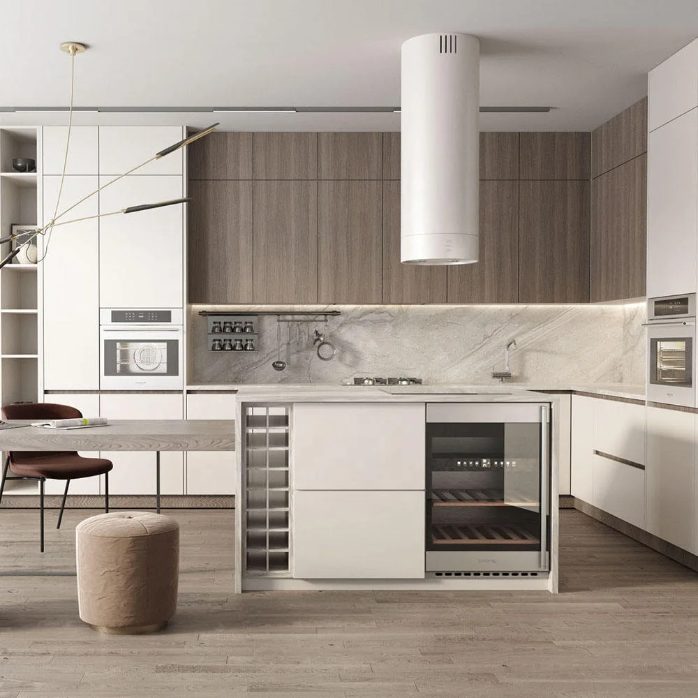 European smart modular cupboard wood full modern design uv melamine mdf standing kitchen cabinet set with sink