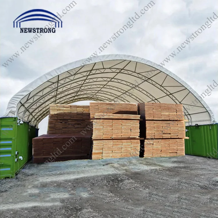 Dome Roof Fabric Container Shelter for 40ft Container