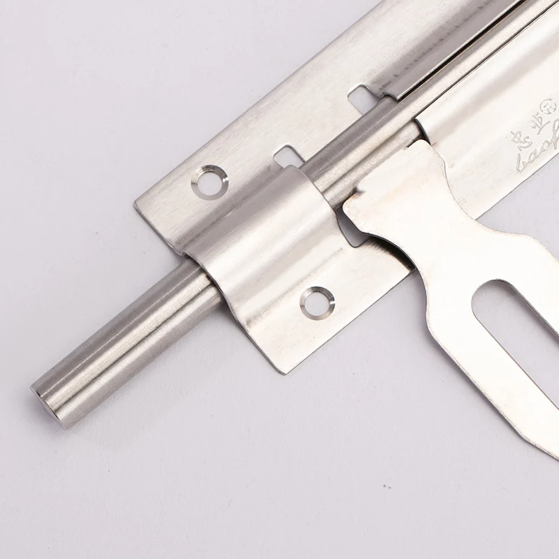 High quality 304 stainless steel bolt door bolt door buckle thickened old-fashioned door and window lock buckle