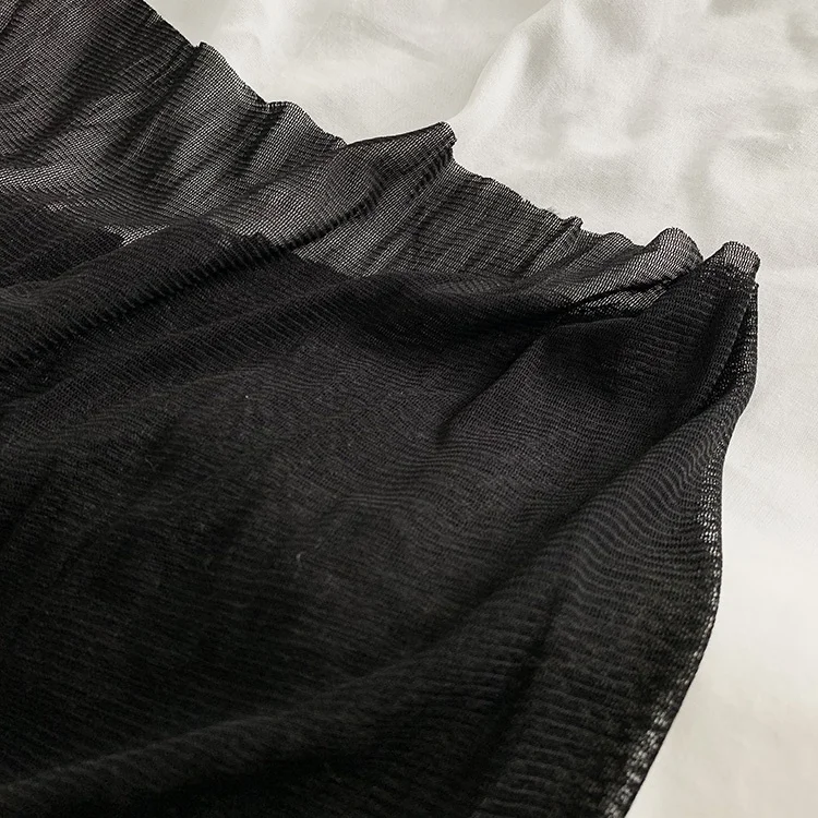 Comfortable 100% Silk Tricot Knitting Textile Net Mesh Fabric For Dresses