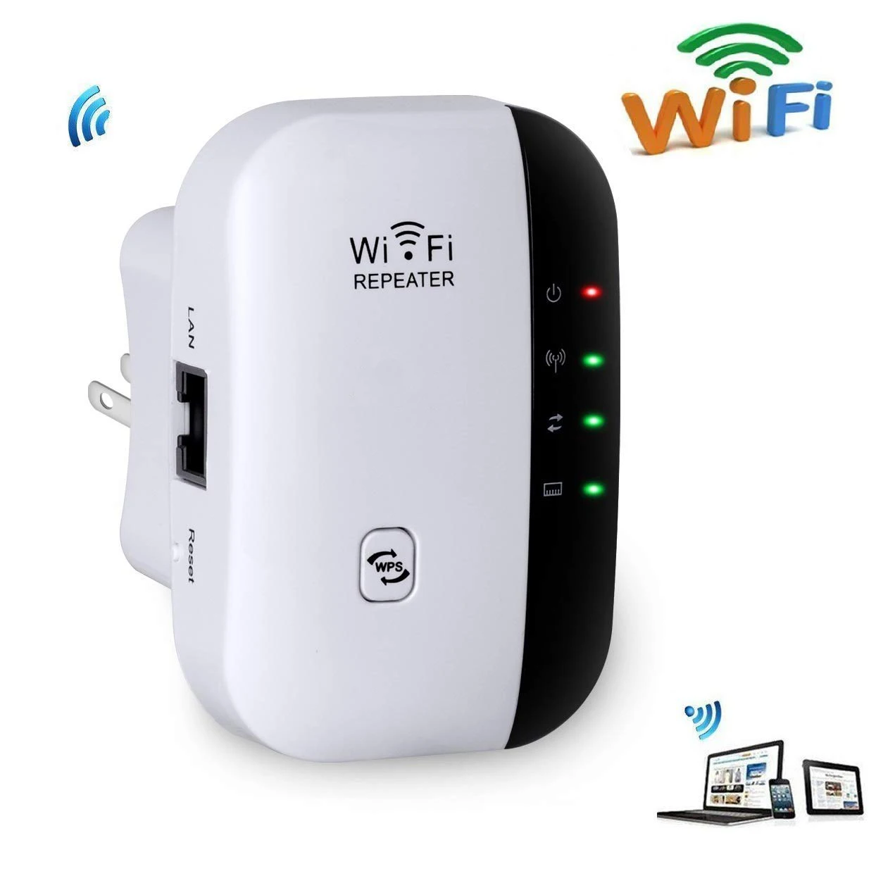 Расширитель диапазона Wi-Fi повторитель беспроводного Интернета усилитель сигнала точка