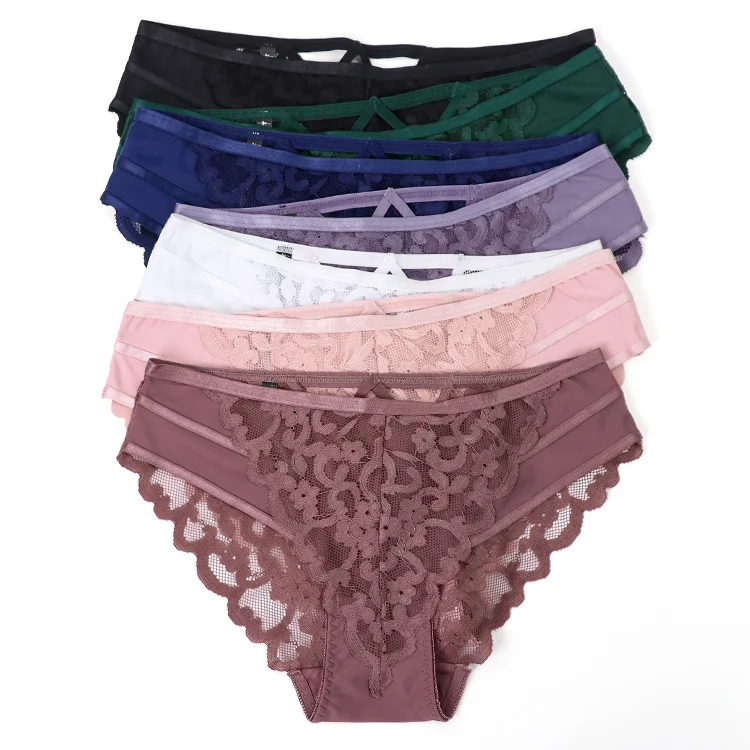 wholesale High Quality sexy Women Lace Panties Plus Size Lace Sexy Women Net Panty panties hipster high quality underwear sexy