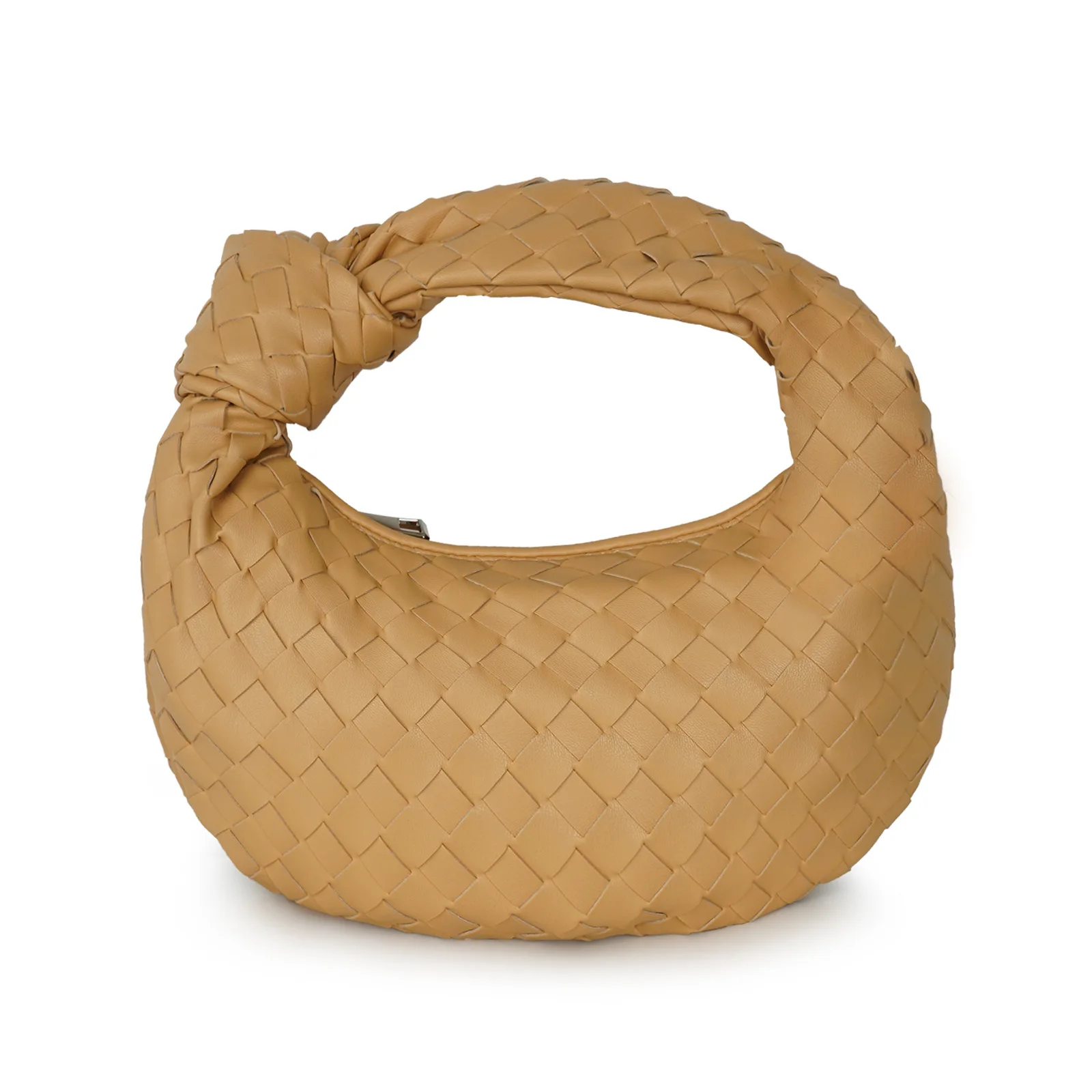 Luxury Small PU Leather Woven Tote Braiding Bags Women Shoulder Bag High Quality Purses And Handbags Clutches Bag