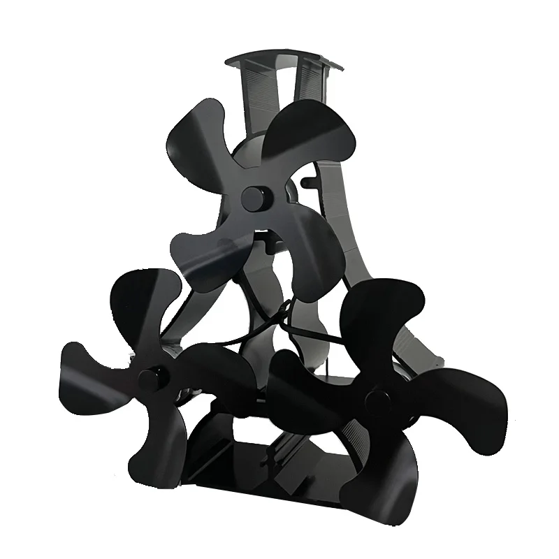 Heat Powered Stove  Wood Log Burning Fireplace Eco Heater Tool Heat Furnace Stove Fan