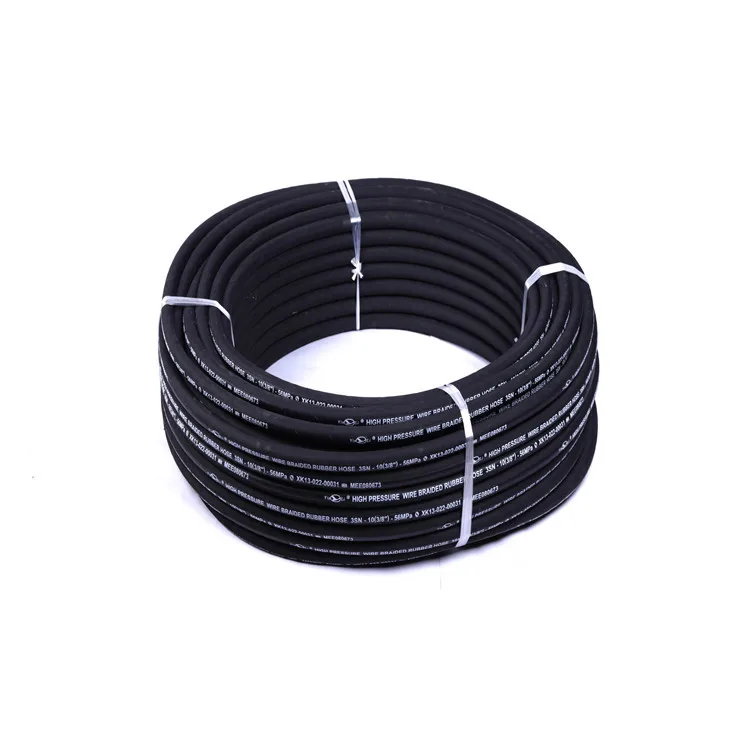 hydraulic hose pipe EN 853 1/4 inch 6.3mm ID Din 2sn