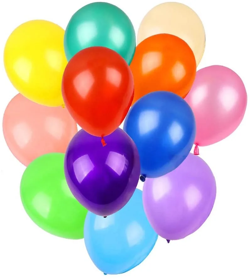 10inch Mix Colorful China Wholesale Round Helium Matte Latex Party Balloon