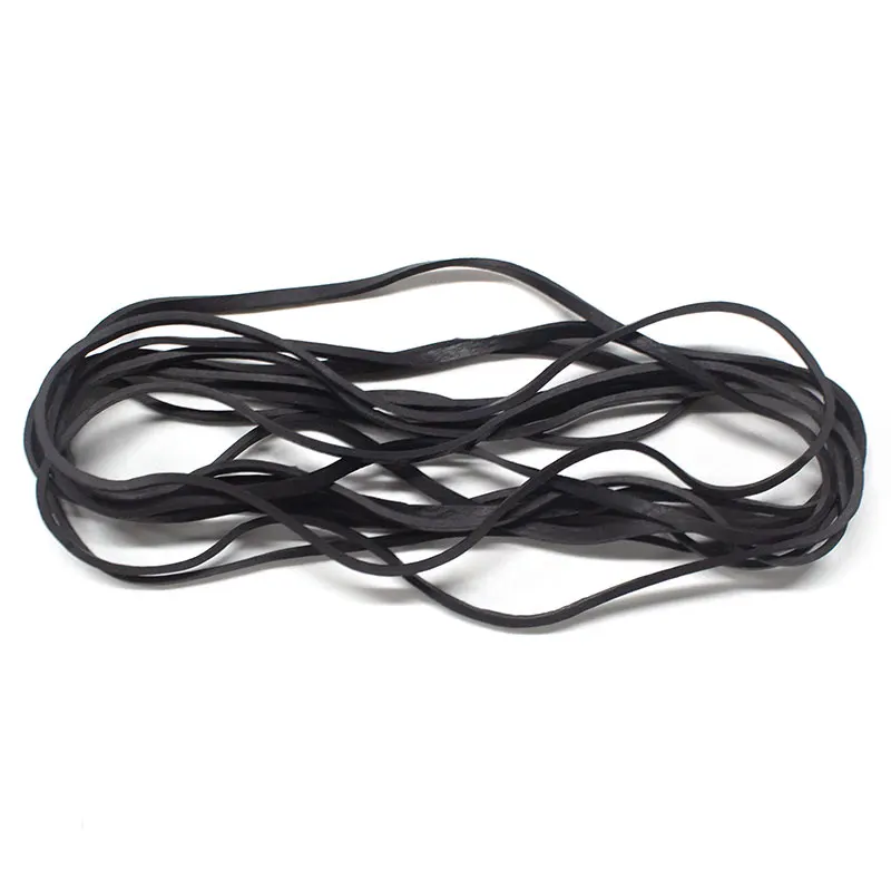 Custom High Quality Black Elastic Rubber Bands Environmental Natural Color Rubber Bands For Home Office