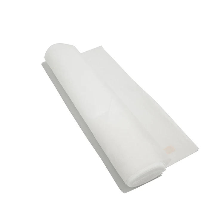 excellent quality 50g-150g customized size non-woven fabric cooking oil filter paper for range hood