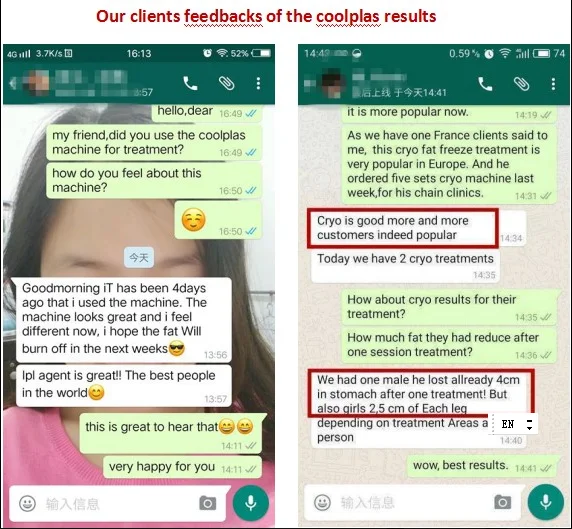 2 handles Fast shipment cellulite reduction fat loss fat freezing three years warranty