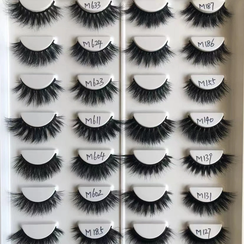 Высококачественные пушистые ресницы популярного дизайна 100% натуральные густые ресницы ручной работы Инструменты для наращивания макияжа 3d норковые ресницы