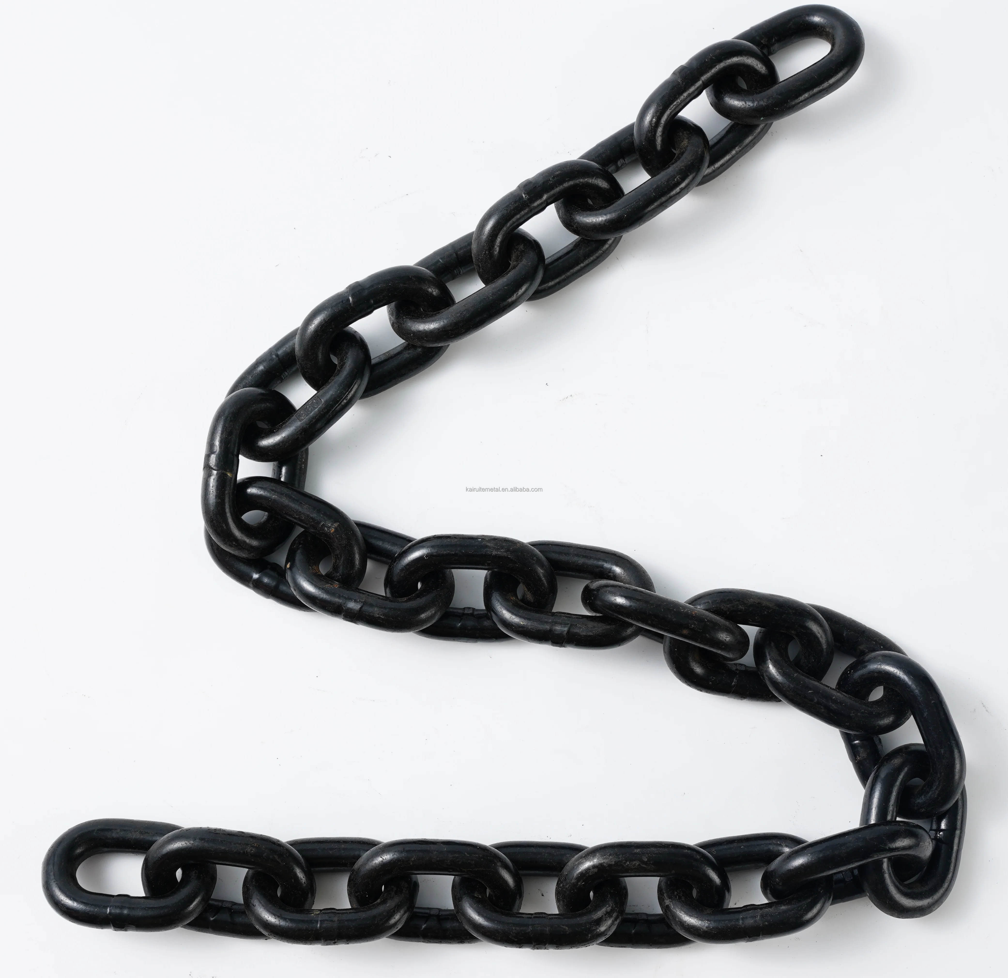 Оригинальная Заводская Оптовая промышленная подъемная цепь G80 Черный кран для рынка железная
