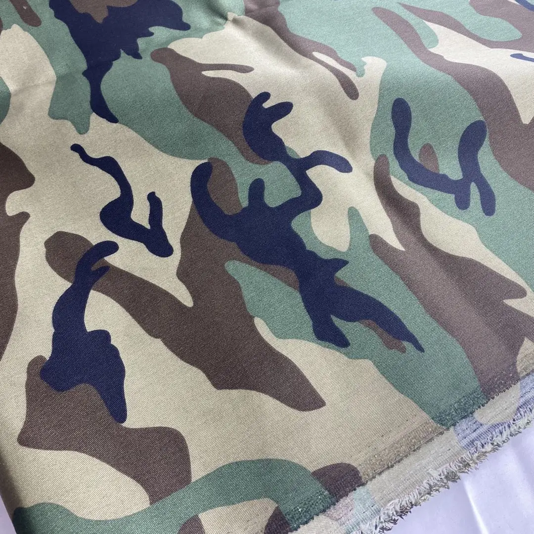 China fabric textile Popular camouflage Garment Printed Cotton Fabric