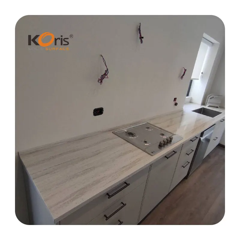 Koris твердые поверхности 6 мм 12 30 искусственные мраморные плиты настроить акриловые столешницы
