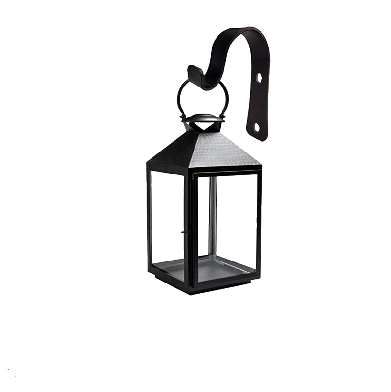 Metal Mounted Iron Wall Hook Decorative Hanging Plants Bracket Bird Feeder Hanger Plant Hanger Lantern Hooks