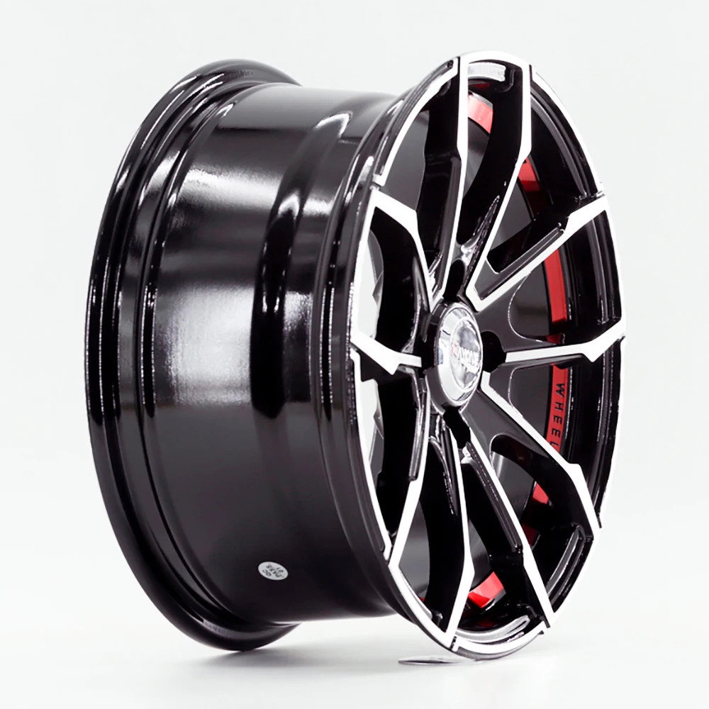 669 Factory Custom 15 Inch 4 Holes 4x100 Alloy Wheels For Passenger Car
