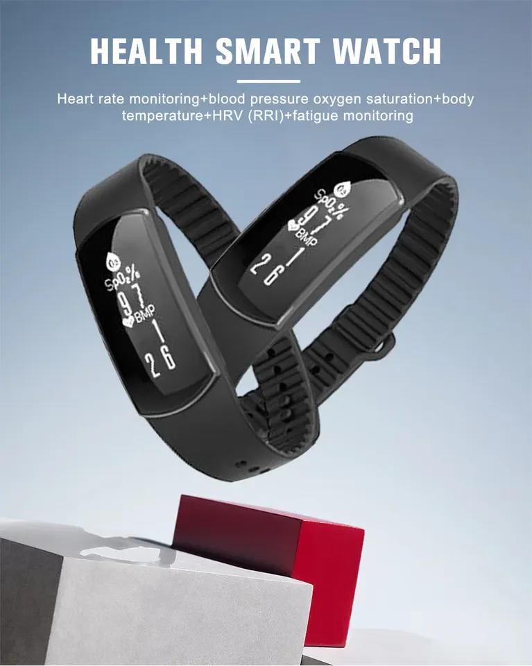 IOT SDK Medical Health Bluetooth LORA GPS Positioning Watch Social Distance HRV HRV Heart Rate Blood Pressure Oxygen Bracelet