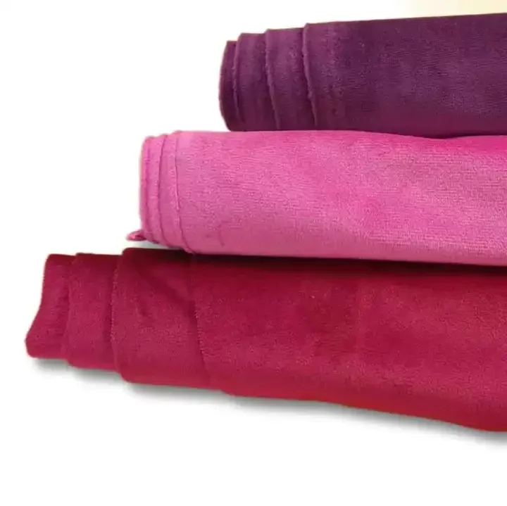 Active Demand Wholesale Upholstery 100% Polyester Sofa Cover Holland Velvet Fabric for Home Textile