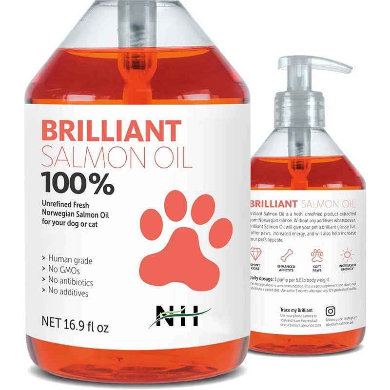 100% natural salmon oil for dogs pet health care supplements salmon oil pet supplement for skin and coat
