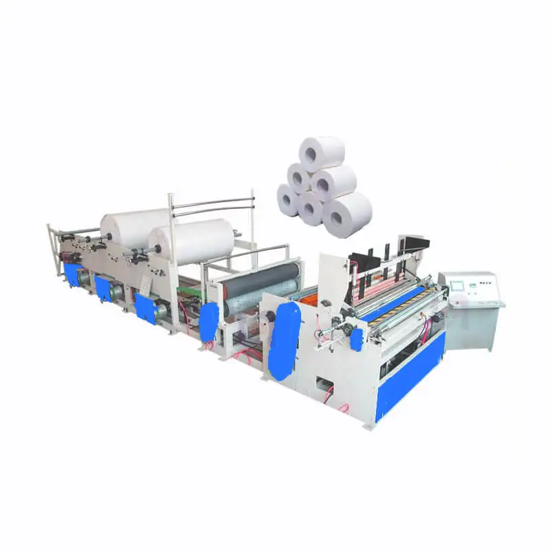 Small Business Machine Ideas Automatically paper rewinding and Embossing machine for sale
