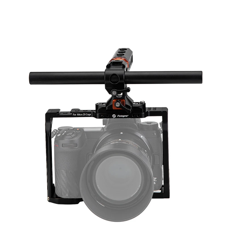 Fotopro Video Recording Accessory Universal Camera Hand-held Dslr Shoulder Rig Kit Aluminum Stabilizer Metal Camera Cage