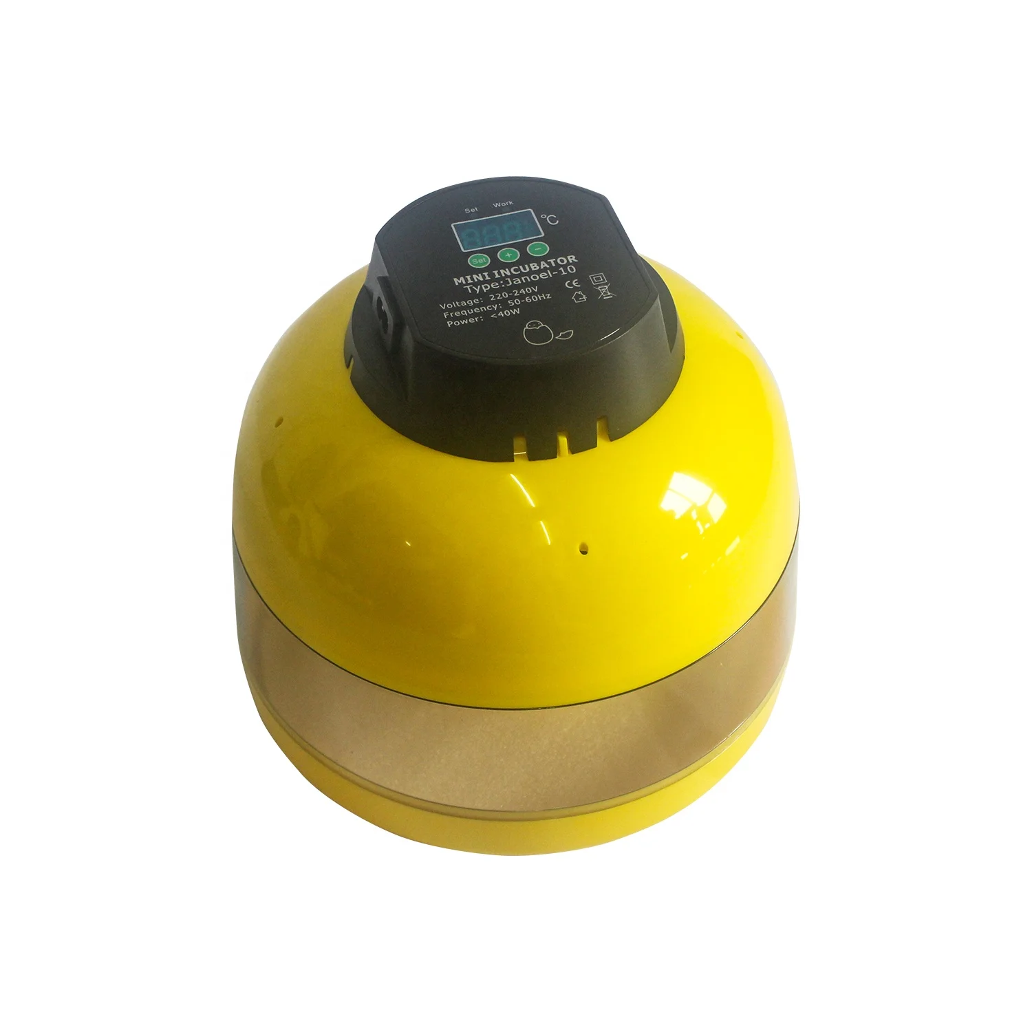 Mini Poultry egg Incubator JANOEL10  chicken egg Hatcher with 10 pcs Reptile Egg