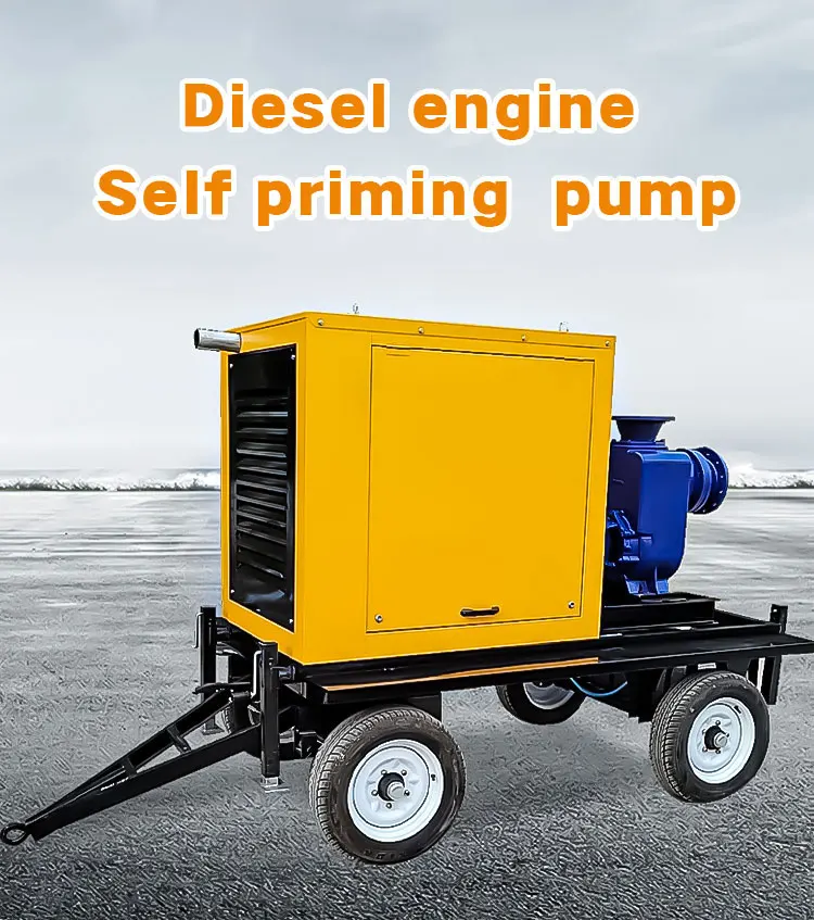 Movable 3 inch to 32 inch Diesel Pumps Self Priming Centrifugal Water Pump Trucks Drainage pump truck