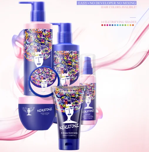 Keratonz Semi Permanent Hair Color Dye