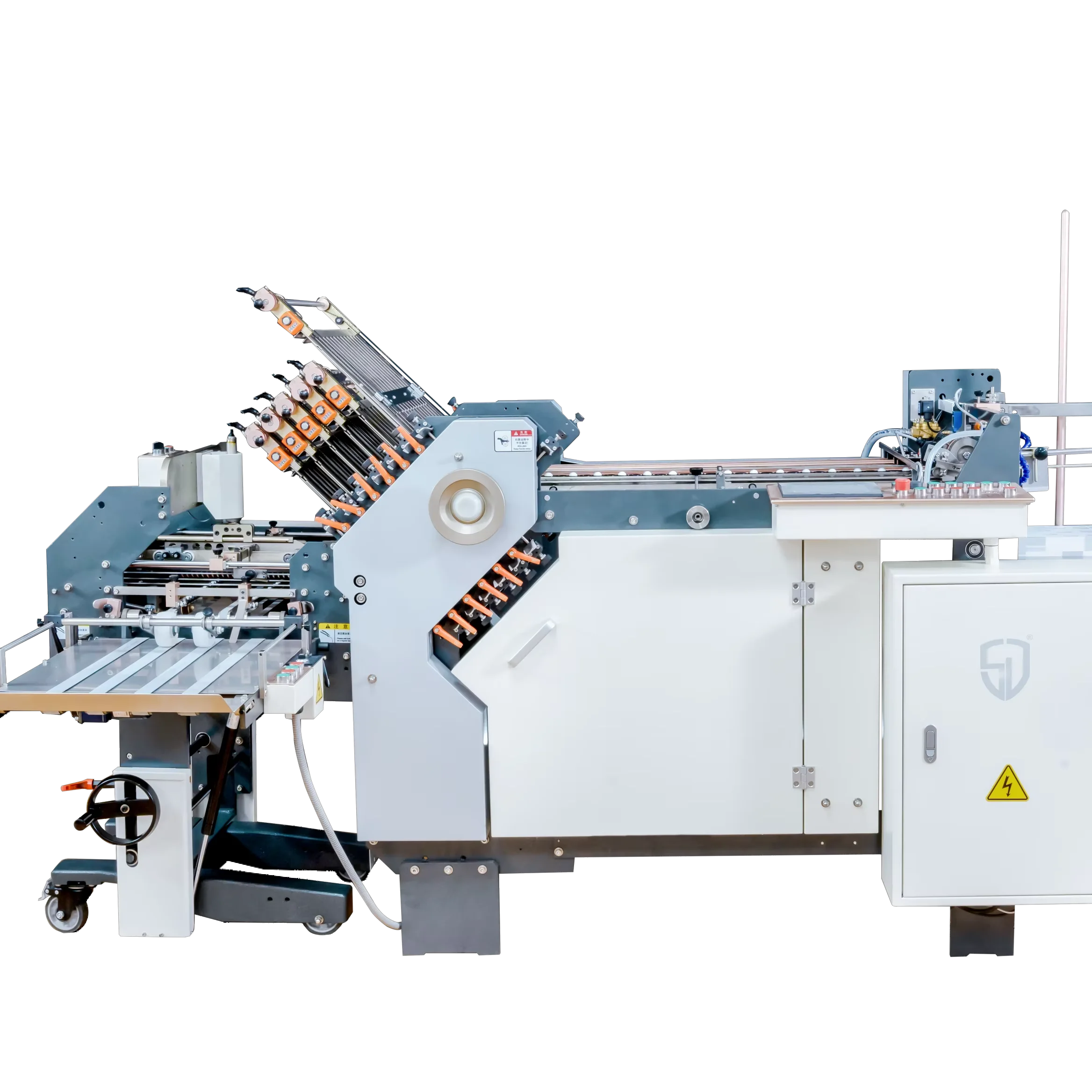 Industrial Factory Price Leaflet Folding Machine To Folding Pap per With Cross Fold Machine