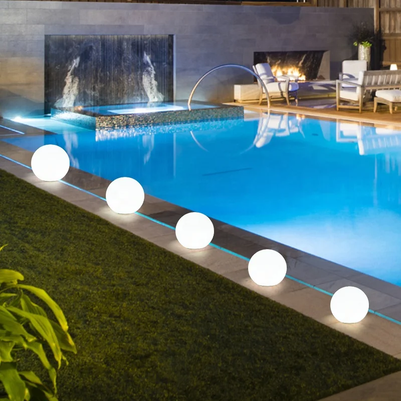 Custom Various Size High-Quality Waterproof Floating Pool Led Ball Lights