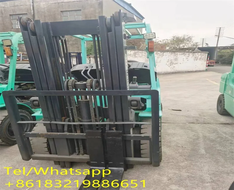Used Hydraulic Electric/LPG/Diesel Forklift with Japan Isuzu/Mitsubishi 3 ton 4 ton 5 ton