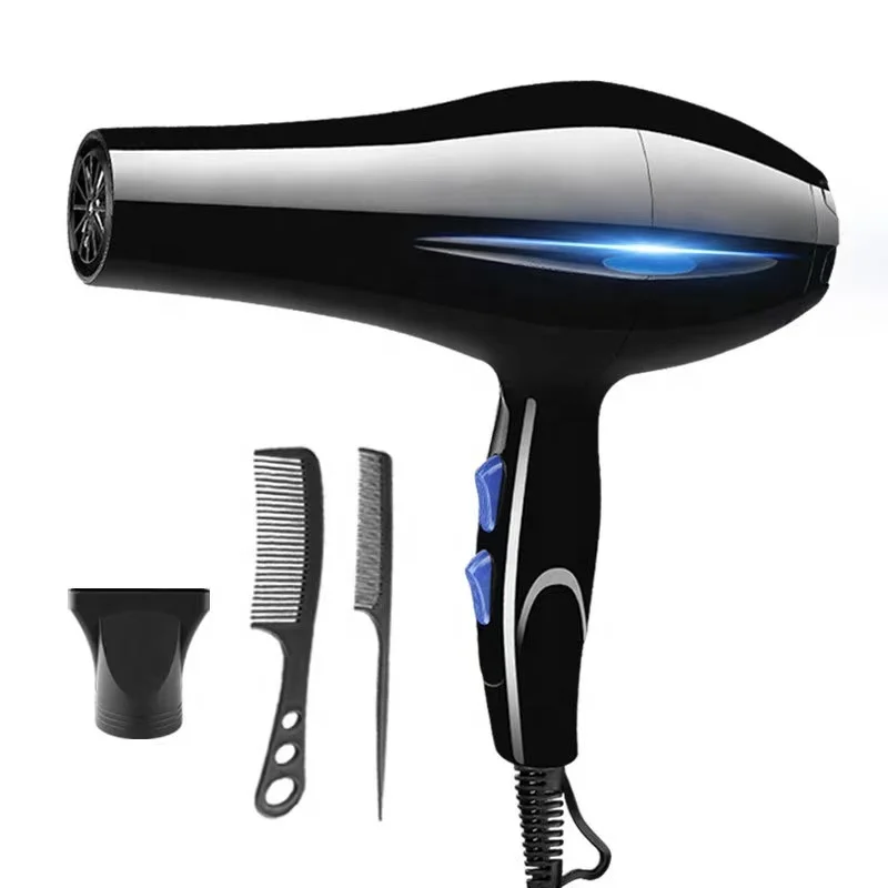 2000W Nano Ionic Blow Dryer Professional Salon Hair Blow Dryer Lightweight Fast Dry Low Noise Hair Dryer Set
