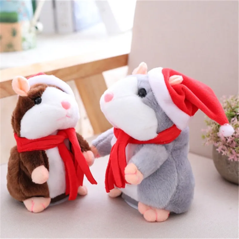 Talking Hamster Falante Mouse Pet Plush Toy Cute Sound Record Stuffed Doll Gifts