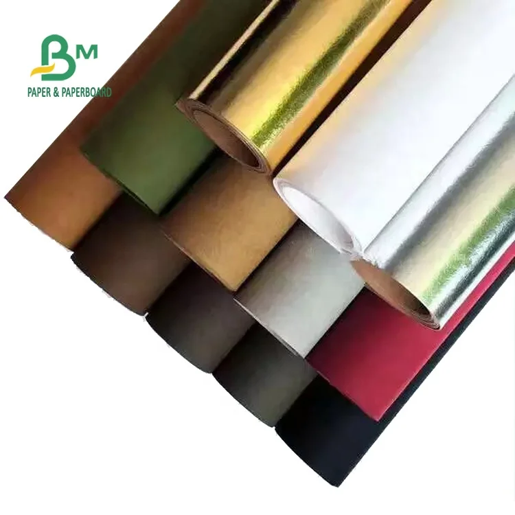 Grey / Black Reusable Washable kraft paper For Cosmetic Bag 100% Recycled