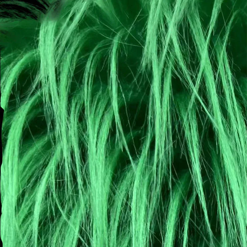 80MM Colorful Long Faux Fur Fabric Fake Fur By The Yard For Garments