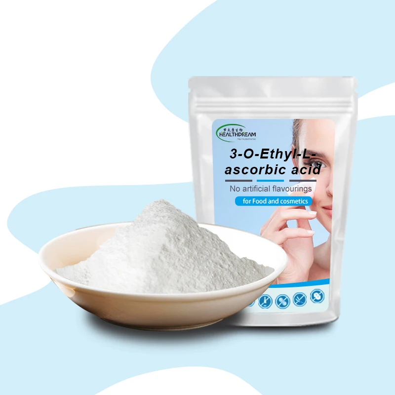 Заводская оптовая продажа порошок 3--этил--аскорбиновой кислоты высокой чистоты для косметического сырья этиласкорбиновая кислота NO.86404-04-8 CAS