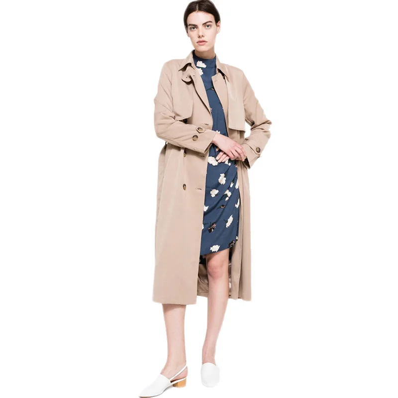 Fashion Womens Outwear  Ladies Elegant Long Sleeve Coat Jacket Windbreaker clothes wholesale