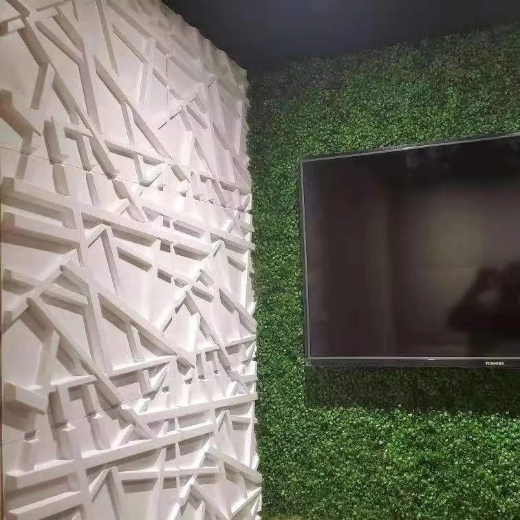 Горячая распродажа Современные художественные 3D настенные панели декоративные термоформовочные пластиковые 3d ПВХ плитка обои для украшения дома