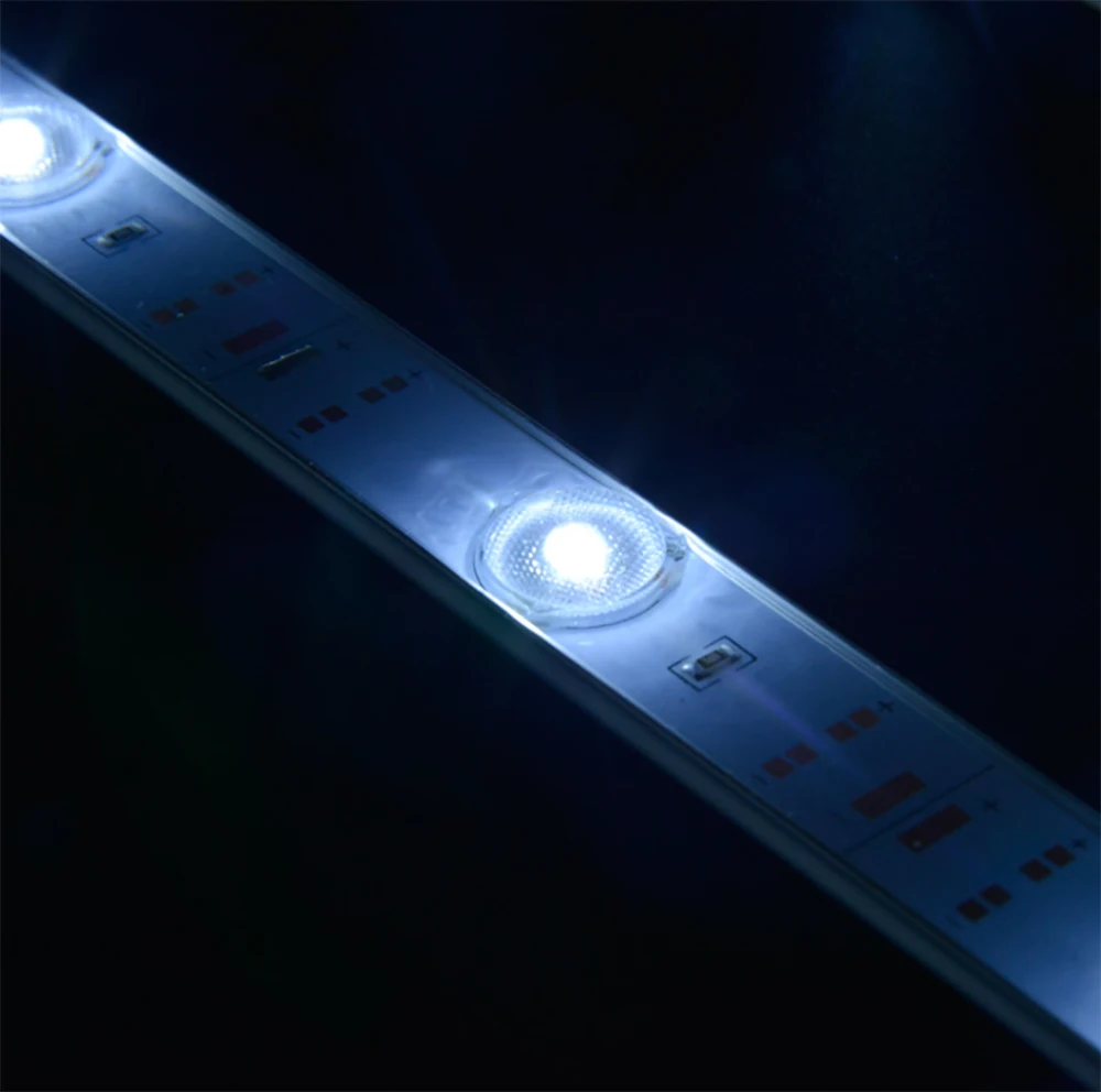 12leds 95cm SMD3030 LED  rigid light bar with lens for advertising light box office lamp