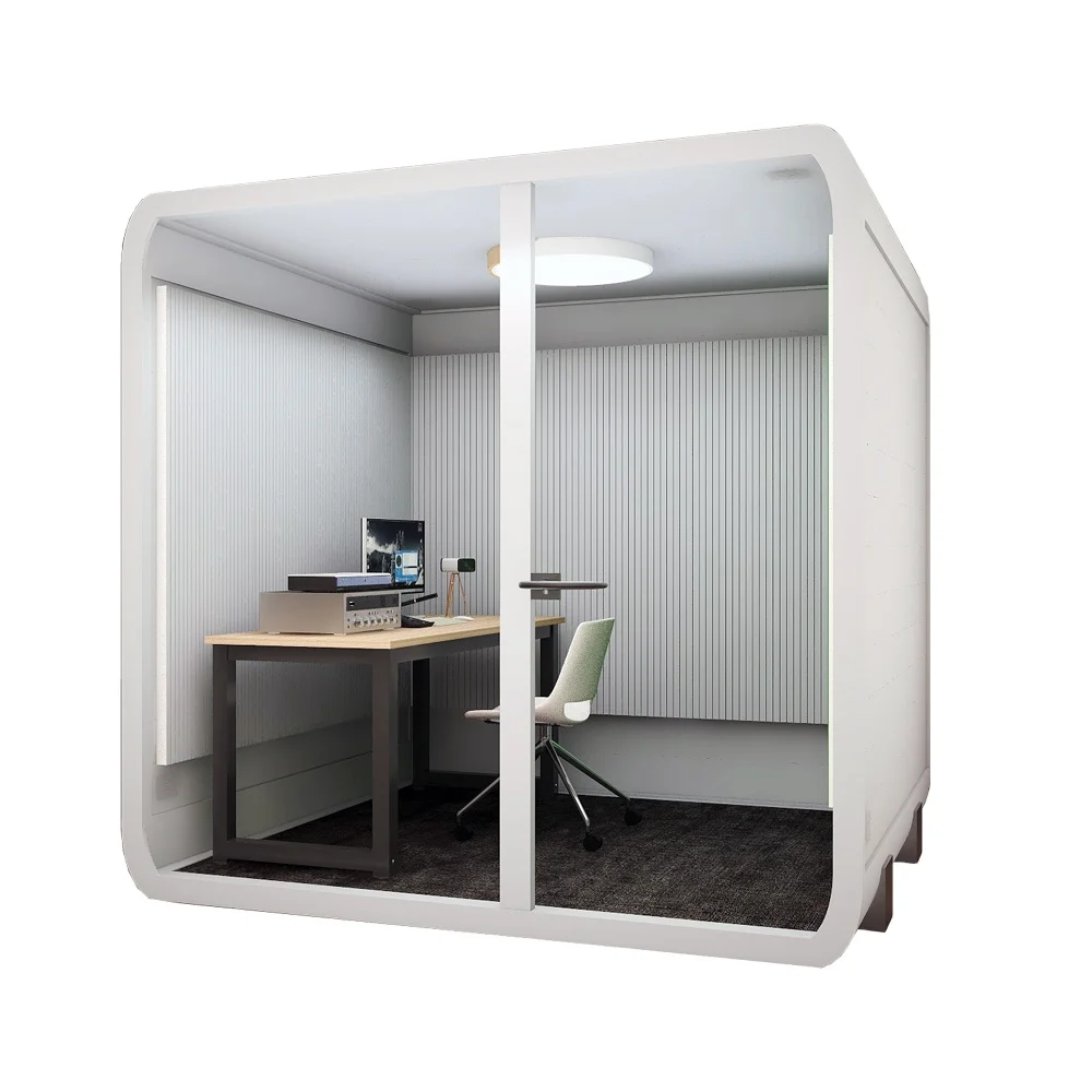silence private outdoor office pod soundproof phone booth