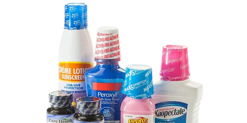 High quality manufactory Automatic bottle neck heat shrink tunnel wrapping packing machine