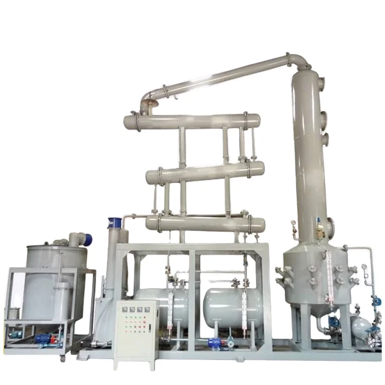 Waste Engine Oil Purifier Recycling Machine to make good diesel fuel